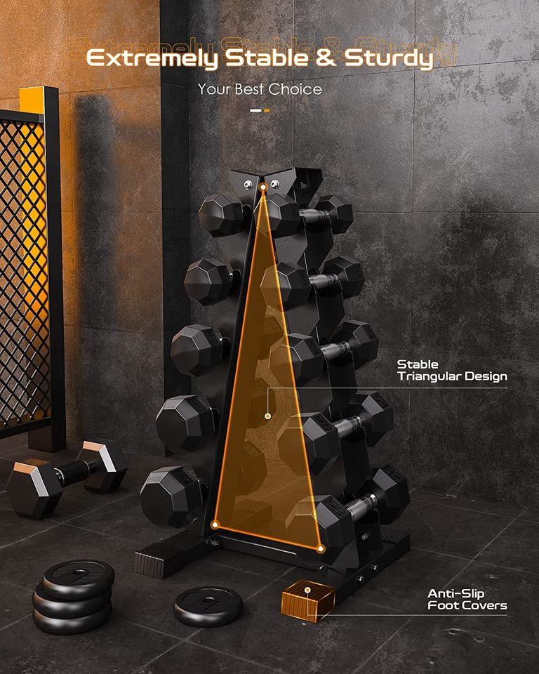 Compact discount weight rack