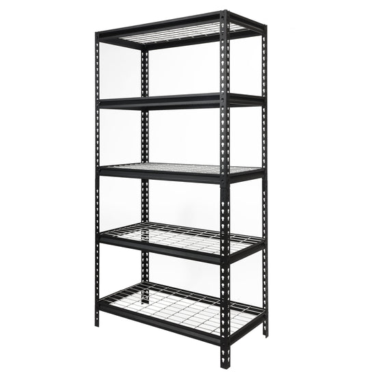 36" W x 18" D x 72" H 5-Tier Freestanding Shelf, Storage Rack