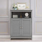 Bathroom Floor Cabinet Wooden Freestanding Storage Cabinet