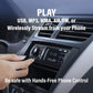 Audio Systems 616UAB Multimedia Car Stereo - Single Din LCD Bluetooth Audio and Hands-Free