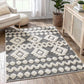 Tribal Moroccan Grey Flat-Weave  7&