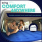 13" Queen Air Mattress for Camping Home & Travel Double Height Inflatable Bed w/ Built-in Dual Pump