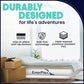 13" Queen Air Mattress for Camping Home & Travel Double Height Inflatable Bed w/ Built-in Dual Pump