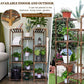 Plant Stand Indoor Outdoor, Tall Plant Shelf for Multiple Plants, 10 Tiers