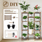 Plant Stand Indoor Outdoor, Tall Plant Shelf for Multiple Plants, 10 Tiers