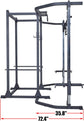 Power Cage with Cable Crossover, Squat Rack with Cable Crossover Power Rack with LAT Pulldown