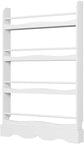 Kids Bookshelf, Free-Standing 4-Tier Book Shelf Organizer for Toys and Books, Toy Storage