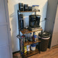 3 Tier Kitchen Storage, Bakers Rack, Coffee Bar, w/ 6 S-Hooks