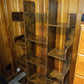 Bookshelf Tree-Shaped with 13 Storages Rustic Bookcase Brown