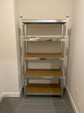 5-Tier Utility Shelves, Metal Storage Shelves Garage Adjustable Unit 35.5 x 16 x 71 Inch