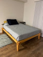 Queen Size Signature Bed Frame Without Headboard - Minimalist & Modern Style with Solid Wood