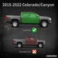 OEDRO Running Boards for 2015-2022 Chevy Colorado/GMC Canyon Crew Cab Side Steps