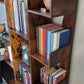 Bookshelf Tree-Shaped with 13 Storages Rustic Bookcase Brown