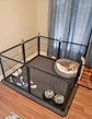 8 Panels Dog Playpen Outdoor, Dog Pen 24" Height Dog Fence Exercise Pen with Doors