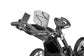 CaddyTek SuperLite 4 Wheel Golf Push Cart, Caddytek Panther - Silver