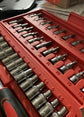 46 Pieces 1/4 inch Drive Socket Ratchet Wrench Set with Bit Socket Set Metric