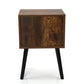 Set of 2 Wooden Nightstand End Table Sofa