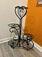 Plant Stand Indoor Outdoor, Metal 4 Tier Plant Shelf Flower Pot Holder