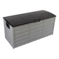 Deck Box Storage Shed Bin Backyard Patio Outdoor with Wheel