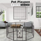 40 Inch Tall 8 Panel Extra Large Metal Outdoor Dog Pet Play Pen Kennel Garden Yard Fence Gate Set