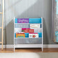 NEW! 4-Tier Children Sling Book Rack Bookshelf Wooden Storage for Books