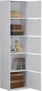 NEW! 5-Tier Bookcases Shelf Organizer, White