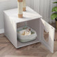 New Cat Tree with Litter Box Enclosure White Cat Litter Box Furniture