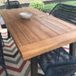 New Spanish Bay Teak Finish Acacia Wood Dining Table