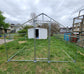 New! Large Metal Chicken Coop Walk-in Poultry Galvanized Cage with Cover