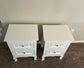 NEW Set of 2 Night Table Side Table End table Nightstands, White