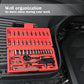 46 Pieces 1/4 inch Drive Socket Ratchet Wrench Set with Bit Socket Set Metric