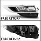 For 15-16 Honda CRV CR-V Fog Lights Lamps+ Chrome Bezel+Switch/Wiring Kit