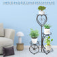 Plant Stand Indoor Outdoor, Metal 4 Tier Plant Shelf Flower Pot Holder