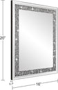 New Wall Mirror Crystal Crush Diamond Mirror for Home Décor Accent