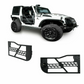 Steel 2 Door Tubular Left Right Side Guard Fit 2007-2018 Jeep Wrangler JK JKU