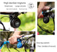 Electric Bike Horn, Electronic Bicycle Bell, Waterproof 4 Sound Modes w/ Rechargeable Battery, Blue