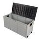 75Gallon Outdoor Storage Box Rattan Garden Cushion Organizer Patio Deck Cabinet