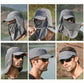 Ear Flap Sun Hat Neck Face Cover Baseball Cap Fishing Dust-proof Visor Outdoor