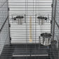 68" Large Bird Pet Cage 3 Doors Large Play Top Parrot Finch Cage Macaw Cockatoo