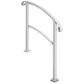 Iron Handrail Stair Railing fit 1 or 3 Step Handrail Outdoor Hand Rail White