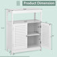 Bathroom Floor Cabinet Wooden Freestanding Storage Cabinet