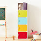 5-Door Multicolored Book shelf Organizer