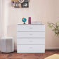 Bedroom Storage Dresser 4 Drawers with Cabinet Wood Furniture Bedroom Chest