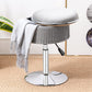 Round Storage Vanity Stool, 360°Swivel Height Adjustable Stool Chair With Storage