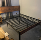 Queen Bed Frame with Headboard, Strong Steel Slat Support, Tool-Free Assembly