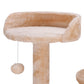 53" Cat Tree Multi-Levels Condos Scratching Post Tower Play House, Beige