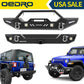 2018-2023 Jeep Wrangler JL JLU w/ Led Lights, Offroad Front / Rear / Full Set Bumper