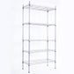 550 lb Capacity 59" Adjustable Shelves 5 Tier Wire Shelving Unit Metal Storage Rack