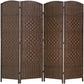 6FT Room Divider Folding Privacy Divider Indoor Wall Divider Portable Partition