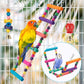 11 Pcs Bird Toys Swing Hanging Standing Chewing Toy Hammock Climbing Ladder